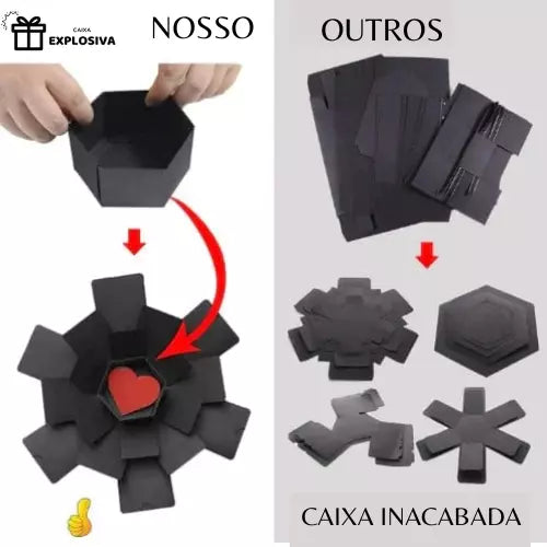 Caixa Explosiva Montada Boxy™ Céu Estrelado