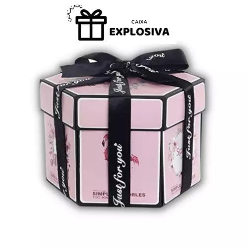 Caixa Explosiva Montada Boxy™ Flamingo