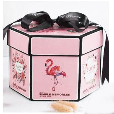 Caixa Explosiva Montada Boxy™ Flamingo