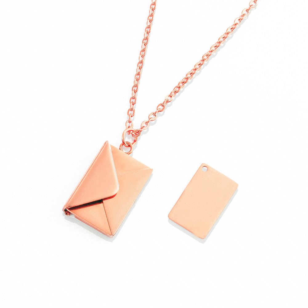 Customizable Envelope Necklace